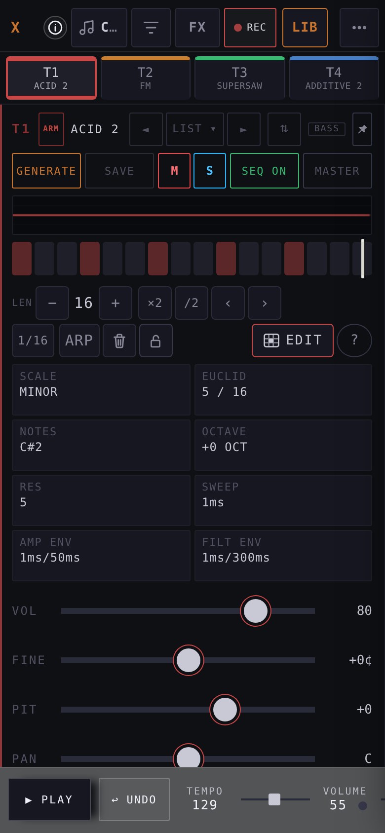 Mobile track view
