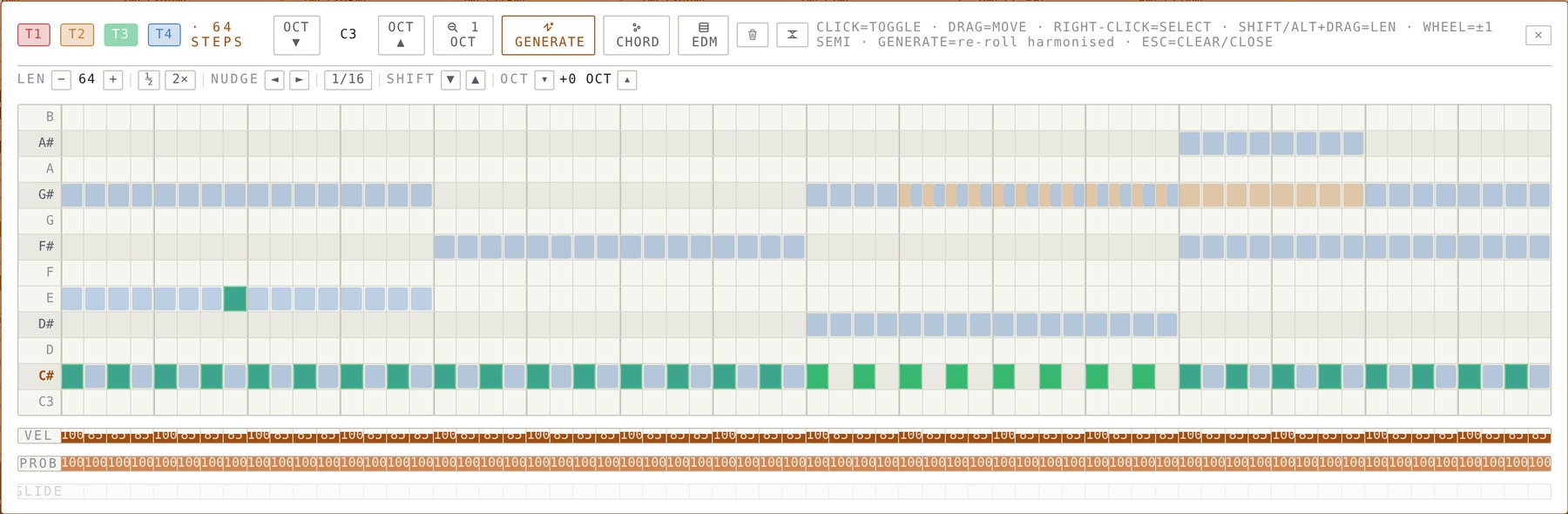 SEQ sound type in the piano roll